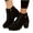 Black, variant on Women's High Heel Combat Boots Tacticle Lace up Platform Chunky Heeled Riding Short Ankle Booties Winter Fall Shoes