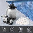 thumbnail image 3 of 4.5 Lbs Pool Filter Balls Sand Replacement Filters Reusable Media High Efficiency Filtration for Cleaning Swimming Pools and Aquar, 3 of 7