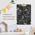 thumbnail image 6 of FMSHPON Different Types of Coffee Clipboard Hardboard Wood Nursing Clip Board and Pull for Standard A4 Letter 13x9 inches, 6 of 7