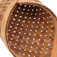 thumbnail image 4 of 2pcs Small Woven Flower Baskets for Wall Hanging, Rustic Handmade Decorative Front Door Storage Basket Set, 4 of 7