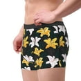 thumbnail image 3 of Bingfone Lilies Flowers Men's Underwear - Casual Stretch Boxer Briefs-Large, 3 of 7