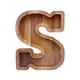 thumbnail image 2 of Lata de ahorros de madera con letras en inglés, lata de ahorros de vidrio transparente, alcancía, 2 of 6