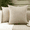 Tan, variant on Jepeak Rustic Woven Textured Throw Pillow Covers Cushion Cases Pack of 2 Square Decorative Linen Pillow Cover for Sofa Couch Bed, Tan 20x20 inch