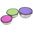 thumbnail image 5 of Tebru Food Storage Bowl,3Pcs Stainless Steel Seal Bowl with Lid Food Storage Box Container Kitchen Tool, Food Storage Box, 5 of 8