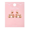thumbnail image 2 of Packed Party Goldtone Happy Camper Earrings, Female, 1 Pair, 2 of 2