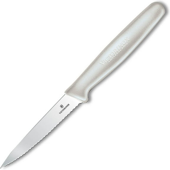 Victorinox® Serrated Paring Knife, 4", White
