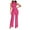 Hot Pink Pants, variant on Qetyuw Women's Sparkly Sequin Jumpsuit Sleeveless Crewneck Glitter Overalls Wide Leg High Waist Shiny Romper Party Evening Clubwear Clothes