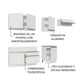 thumbnail image 4 of Cocina Integral Madesa Glamy 260cm Blanco 03, 4 of 9