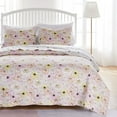thumbnail image 2 of Greenland Home Fashions Misty Bloom Floral Fusion Reversible Quilt Set, 3-Piece Full/Queen, 2 of 8