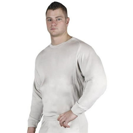 Extreme Cold Weather Polypropylene Bottoms - Fox Outdoor 64-957 M Extreme Cold Weather Polypropylene Underwear Crewneck Top, Sand - Medium