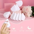 thumbnail image 4 of 20pcs Triangle Powder Puff, Loose Powder Puffs Makeup Puff for Face Powder, Setting Powder Puff for Make Up, Face Puff Pads for Press Powder, Sponge Powder Applicator for Face and Eye (White), 4 of 5