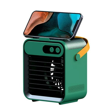

Portable Air Cooler Desk Quiet Mini Air Conditioner Ice Air Cooler Fan for Home Office Room Green