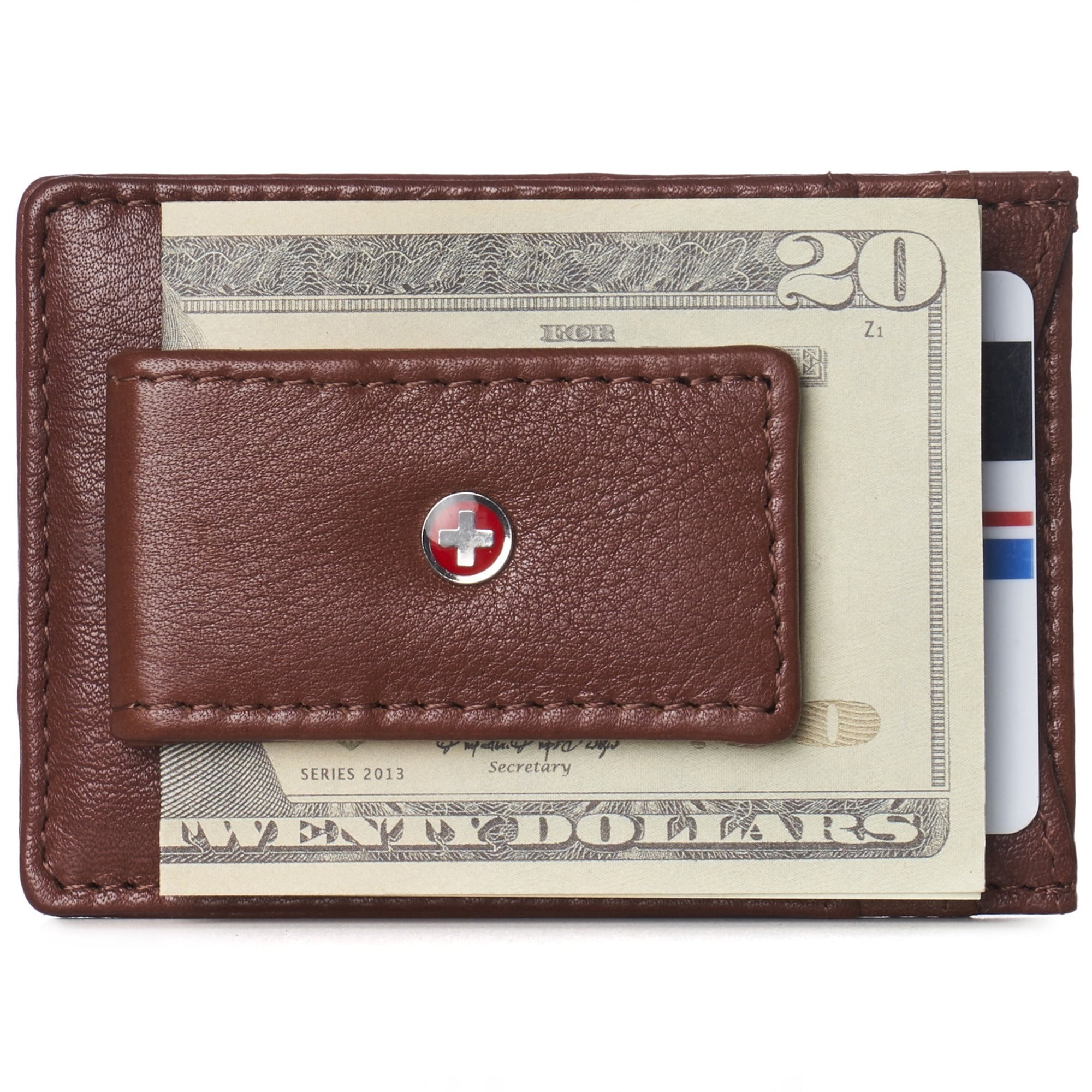 Genuine Leather Passport Holder Cover Hermit Wolf Gift to Man