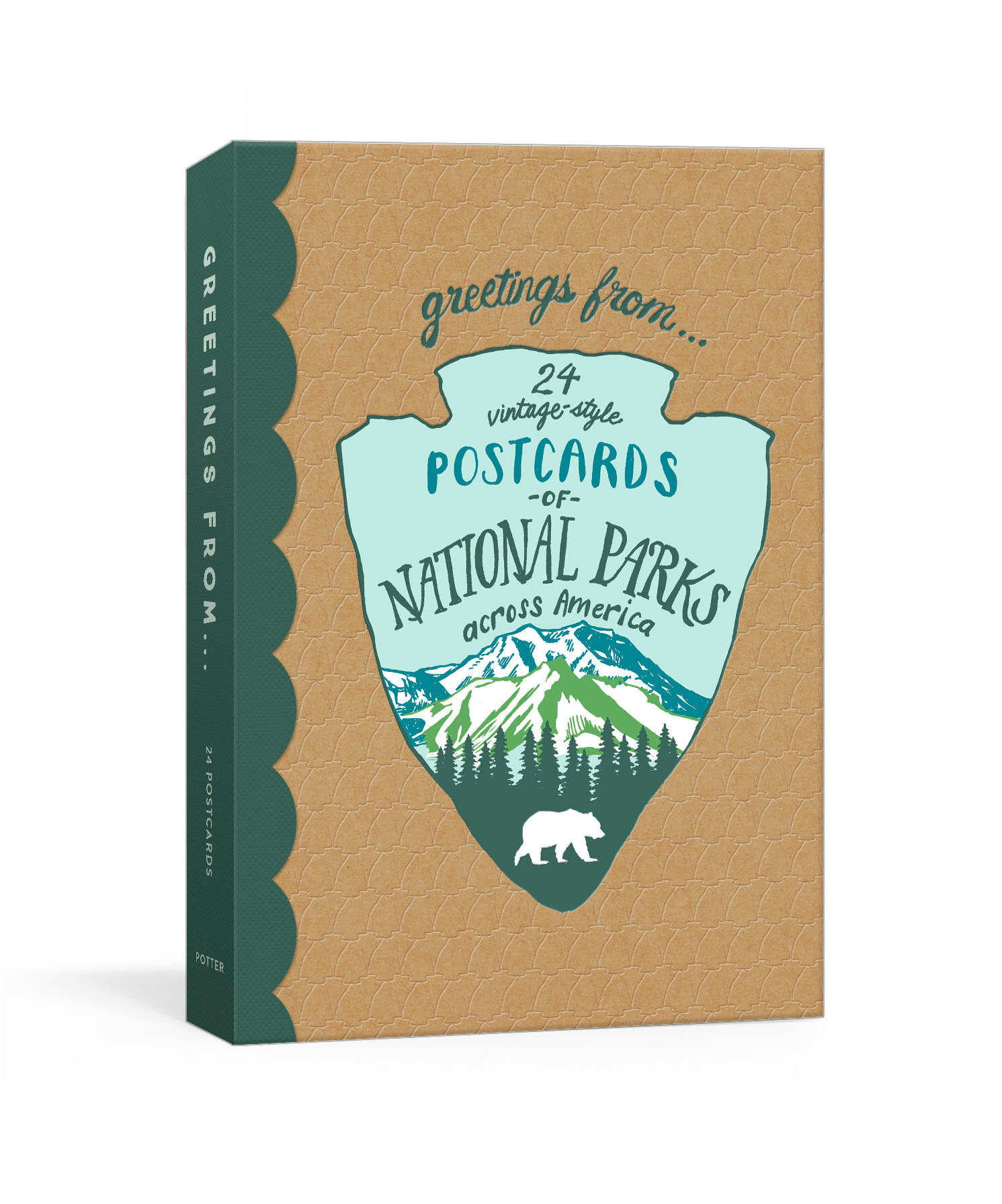 Greetings From 24 VintageStyle Postcards of National Parks Across