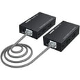 thumbnail image 3 of Convertidor HDMI sobre Ethernet SatelliteSale RJ45 CAT 5E / 6 hasta 196 pies Adaptador negro PVC, 3 of 7