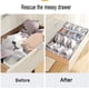 thumbnail image 4 of Juego de organizador de ropa interior: organizador de cajones de ropa interior plegable para mujer, cajas para ropa, calcetines, ropa interior y sujetadores, para ropa interior, calcetines,, 4 of 8