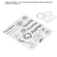 thumbnail image 5 of Troqueles peso ligero apariencia transparente sellos transparentes material de acero al carbono TPR para sobres para diarios. Amonsee No, 5 of 5