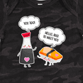 thumbnail image 4 of Inktastic Cute Sushi and Soy Sauce Rice to Meet You Boys or Girls Baby Bodysuit, 4 of 5