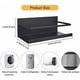 thumbnail image 5 of Estante magnético para refrigerador, 2 piezas, estante magnético para especias, estante para especias montado en la pared, organizador para ahorrar espacio para la cocina (negro), 5 of 5