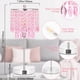 thumbnail image 3 of Lámpara de mesa táctil Boncoo Pink Crystal con puertos USB, 3 of 6