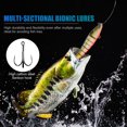 thumbnail image 3 of Señuelos de pesca Señuelos biónicos multiarticulados de hundimiento lento con anzuelo (02) Likrtyny Para estrenar, 3 of 9
