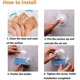 thumbnail image 2 of Estante para cepillos de dientes, ventosa de plástico, estante para sujetar cepillos de dientes para baño, 2 of 5