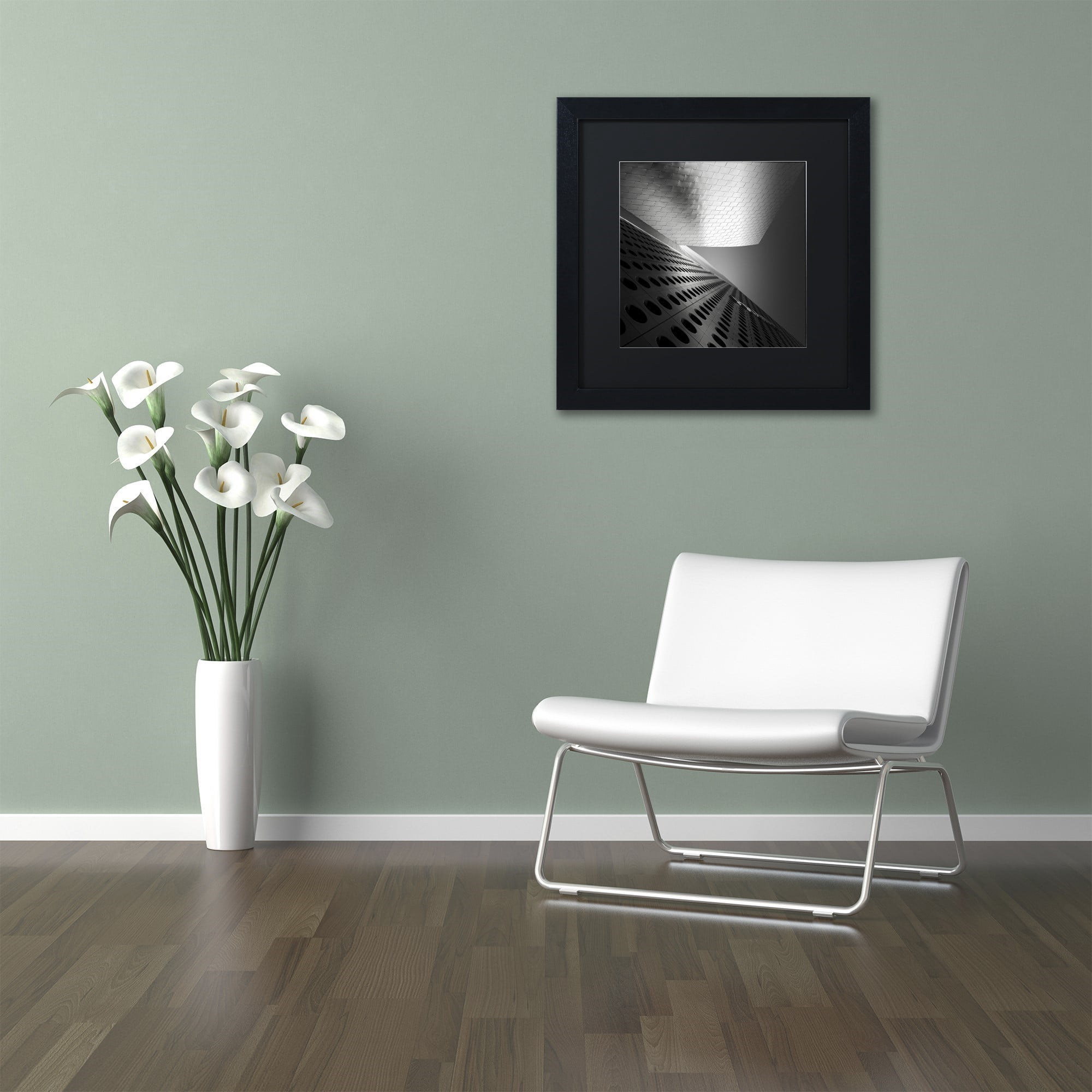 Trademark Fine Art "Prada" Canvas Art by Dave MacVicar, Black Matte, Black Frame
