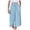 Sky Blue, variant on COMVALUE Women Stretch High Waisted Lounge Capri Palazzo Pant Baggy Flowy Comfy Cropped Trouser with Pocket (Hot Pink, XL)