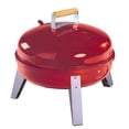 thumbnail image 4 of Americana Lock 'N Go Portable Steel Charcoal Grill, 176 Sq. In. Cooking Area, Green, 4 of 4