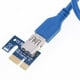 thumbnail image 5 of PCI (16x A 1x) Adaptador De Tarjeta Vertical Adaptada + Cable USB 3.0 Y Eléctrico Principal + Tarjeta De Expansión - Para Minerí, 5 of 9