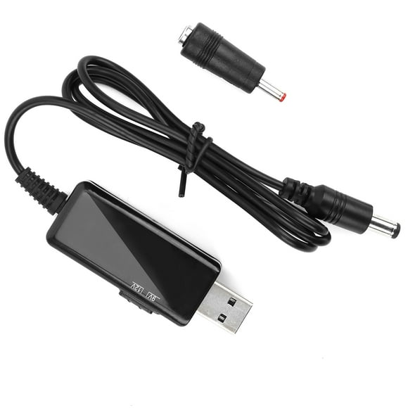 Booster Cable, 5V To 9V 12V Power Bank Router Cord, DC Voltage Converter Cable, Wireless Routers For Optical Modems