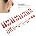 thumbnail image 3 of Acrylic Ear Expander Set, Heart Shaped 48pcs Fashionable Ear Expander Set  for Work, 3 of 8