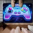 thumbnail image 6 of Gaming Controller Area Rug for Living Room Floor Mat Soft Polyester Flannel Carpet with Non Backing Ideal for Bedroom Game Room Home and Streamers, 40cmx60cm, Color B, 6 of 8