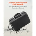 thumbnail image 2 of KFFKFF PS5 Carrying Case, Travel Bag for Playstation 5 Shockproof EVA, Soft Interior Lining & Padded Dividers for Extra Protection, Spacious Design with Carry Handle for Storage, Home & Party, 2 of 9