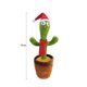 thumbnail image 1 of Canto electrónico Baile Cactus Muñeca USB Escultura Niños Juguetes de peluche (A) Sywqhk Libre de BPA, 1 of 6