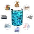 thumbnail image 6 of Kll World Turtle Day Waterproof Foldable Laundry Hamper Bucket With Handles For Storage Bin,Kids Room,Home Organizer (Medium), 6 of 8