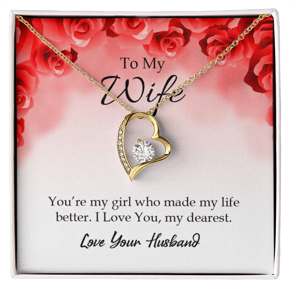 To my wife heart necklace deals