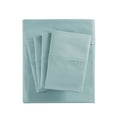 thumbnail image 5 of Madison Park 6-piece 800 Thread Count Cotton Blend Sateen Sheet Set, Cal King - Aqua, Resistant to fading, shrinking and wrinkles, 5 of 8