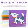thumbnail image 2 of Black-Friday Deals 2021 Toys Deals Wooden Puzzles For Toddlers Animal Shape Montessori Toy Puzzles Gifts Thanksgiving Christmas Gifts for Kids, 2 of 3