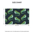 thumbnail image 4 of Placemats Set Of 4 / 6, Funny Cute Lizard Green Placemats For Dining Table Indoor/Outdoors Heat Resistant Washable Placemats 18" X 12", 4 of 8
