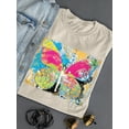 thumbnail image 3 of Image Conscious Sprayed Butterfly T-Shirt Womens -Porter Hastings Designs, Female XX-Large, 3 of 4