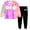 6#Purple, variant on TAmten 1T 2T 3T 4T 5T 6T Toddler Baby Girl Summer Clothes Set Short Sleeve T-shirt Tops Pants Little Kids School Wear Outfits 2Pcs(Sky Blue,3-4 Years)