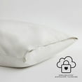 thumbnail image 2 of Shuteye Supply Pillow Case Set, 2.5 Collection, Set of 2 Cotton Pillowcases, King 20 x 40 Inch, Cream Anthracite, 2 of 7
