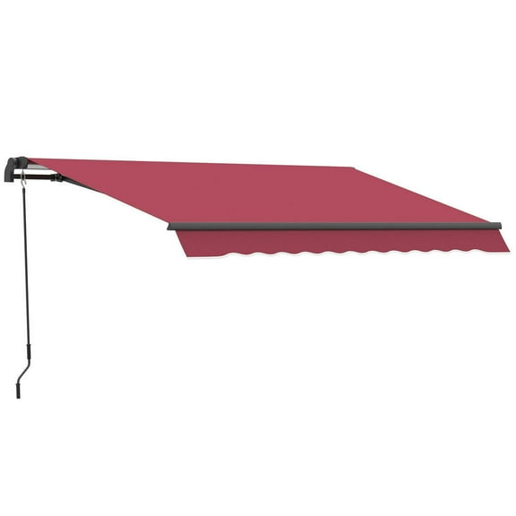Barara King Outdoor Canopy Tent, Patio Portable Canopy,Patio Awning Canopy Retractable Deck Door Outdoor Sun Shade Shelter