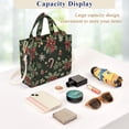 thumbnail image 5 of FORMRS Womens Corduroy Tote Bag Crossbody Shoulder Handbag with Pocket, Green Christmas Holly, 5 of 7