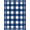 Blue And White, Pattern 1, variant on ODIKA Plaid Border Traditional Checked Geometric Print Checkered Front Stain Resistant Low Profile for Dorm Room, Small Living Apartment