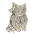 thumbnail image 1 of Wooden Model Kit To Build For Adult, 3d Wooden Puzzle Owl Clock To Assemble, Wooden Diy Construction Kits, Creative Gift Idea-HAPDEN, 1 of 4