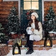 thumbnail image 5 of Farol de Navidad, farol colgante decorativo para mesas y chimeneas de interior y patios al aire libre, decoración navideña, 5 of 5