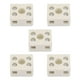 thumbnail image 3 of Conector de cable de alta calidad, 5 uds., 2 posiciones, 5 orificios, bloque de terminales de cableado de cerámica, 3 of 14
