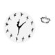 thumbnail image 5 of Reloj de pared de bailarina de ballet con tapa de cristal en forma de calabaza, decorativo, silencioso, para cocina, oficina, hogar y tarro de galleta, 5 of 8